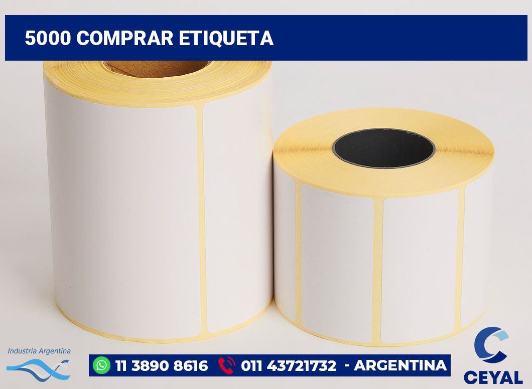 5000 Comprar etiqueta