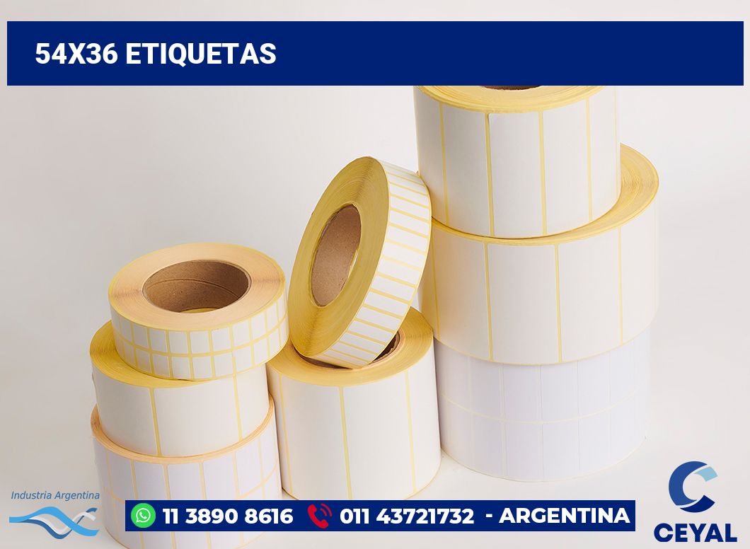 54x36 Etiquetas