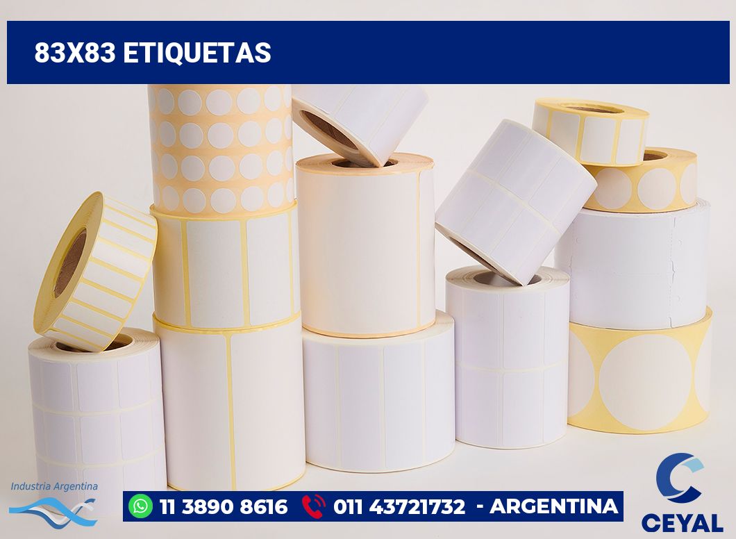 83x83 Etiquetas