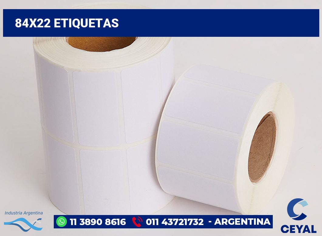 84x22 Etiquetas