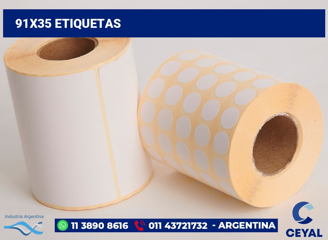 91x35 Etiquetas