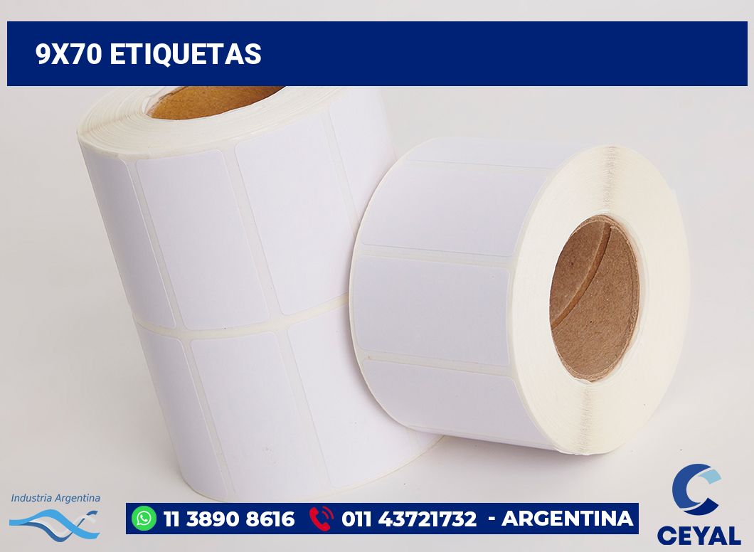 9x70 Etiquetas