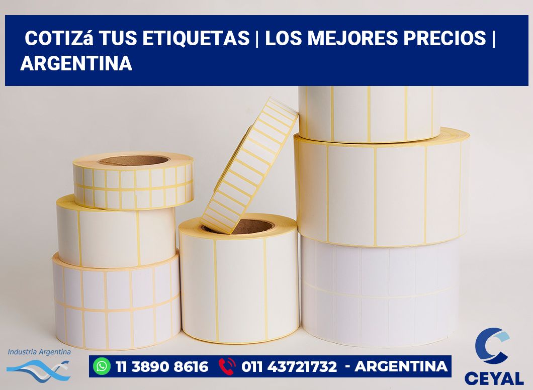 Cotizá tus etiquetas | Los mejores precios | Argentina
