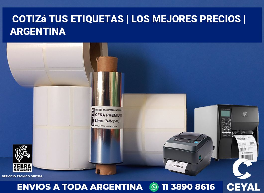Cotizá tus etiquetas | Los mejores precios | Argentina