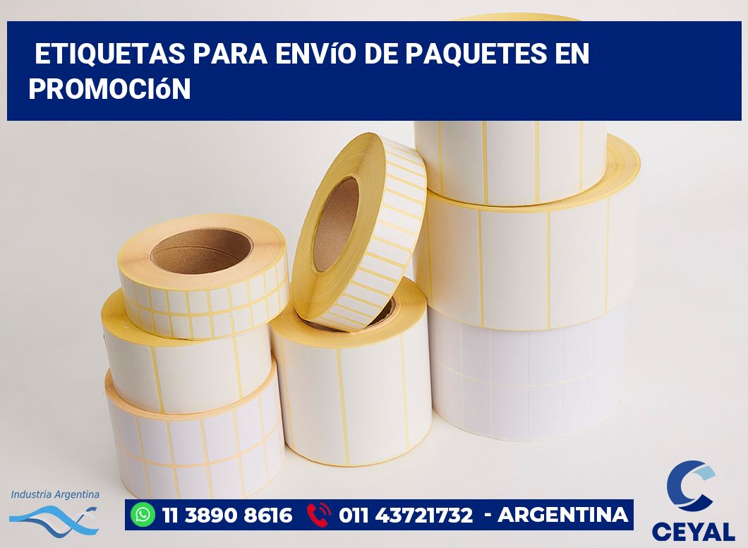 Etiquetas para Envío de Paquetes en Promoción