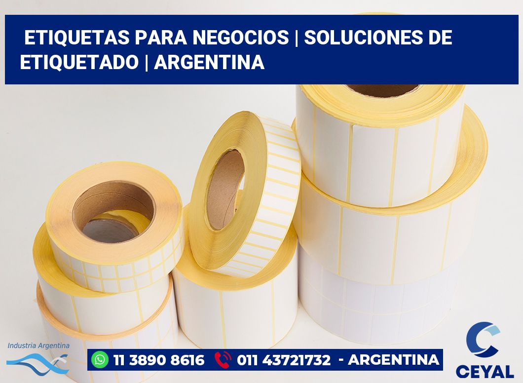 Etiquetas para negocios | Soluciones de etiquetado | Argentina