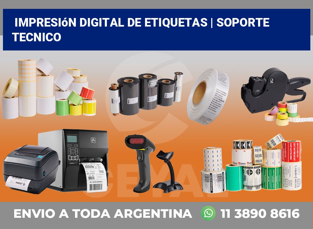 Impresión digital de etiquetas | soporte tecnico