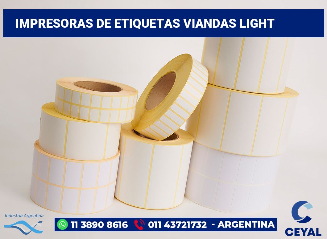 Impresoras de etiquetas Viandas light