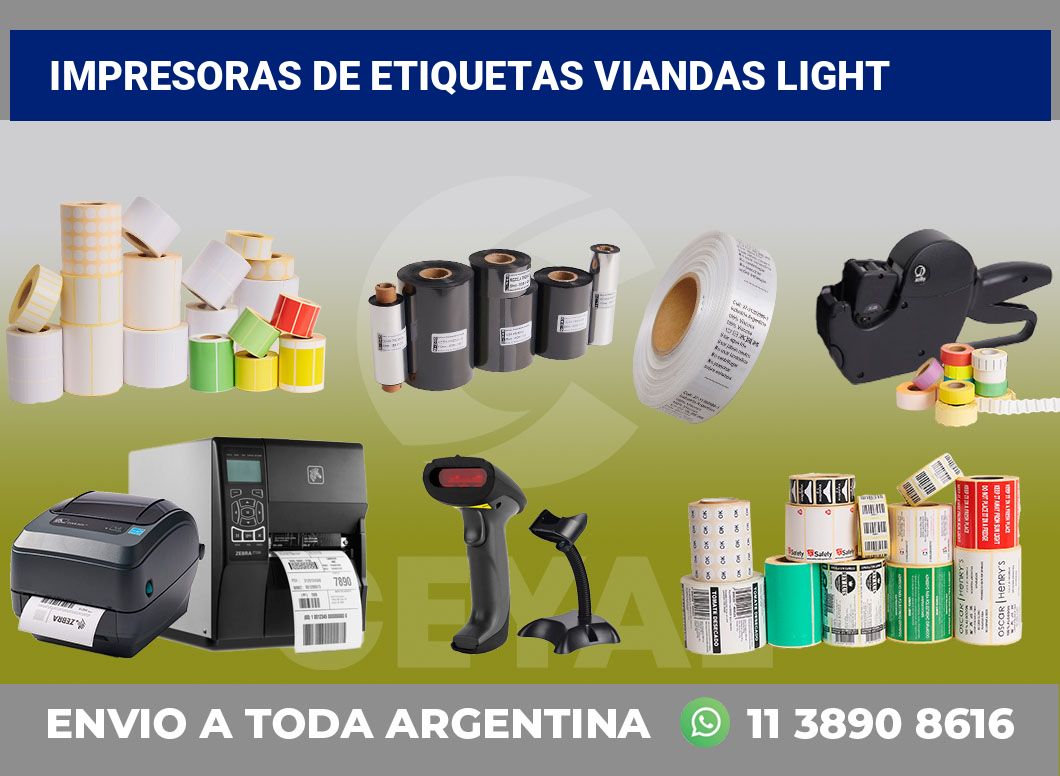 Impresoras de etiquetas Viandas light