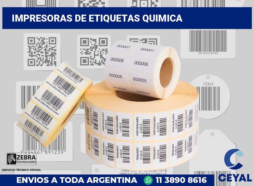 Impresoras de etiquetas quimica