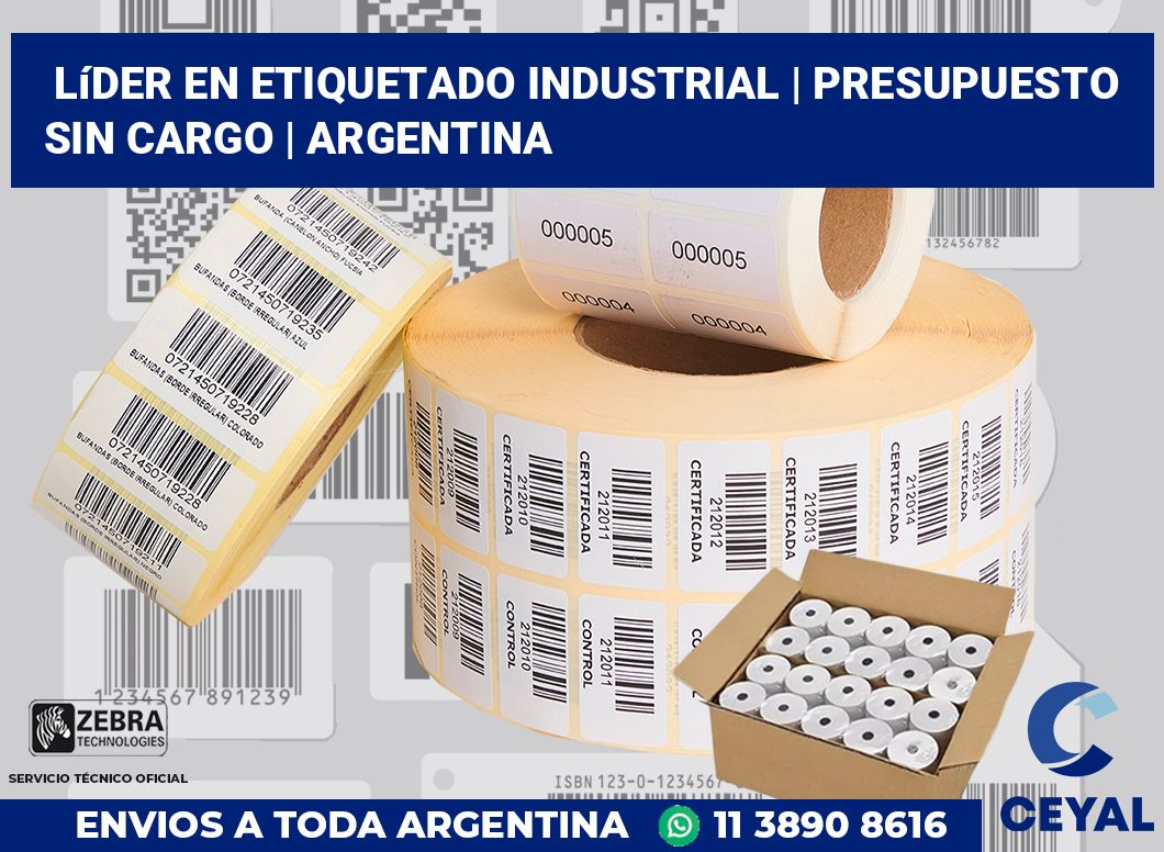Líder en etiquetado industrial | Presupuesto sin cargo | Argentina