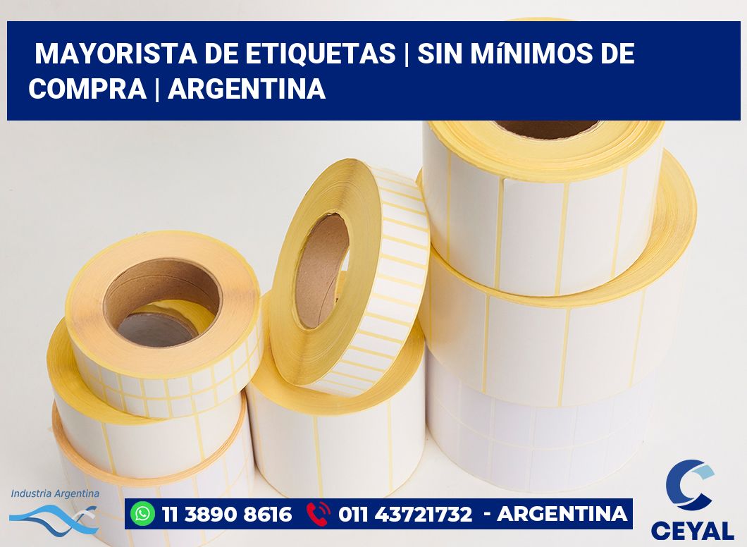 Mayorista de etiquetas | Sin mínimos de compra | Argentina