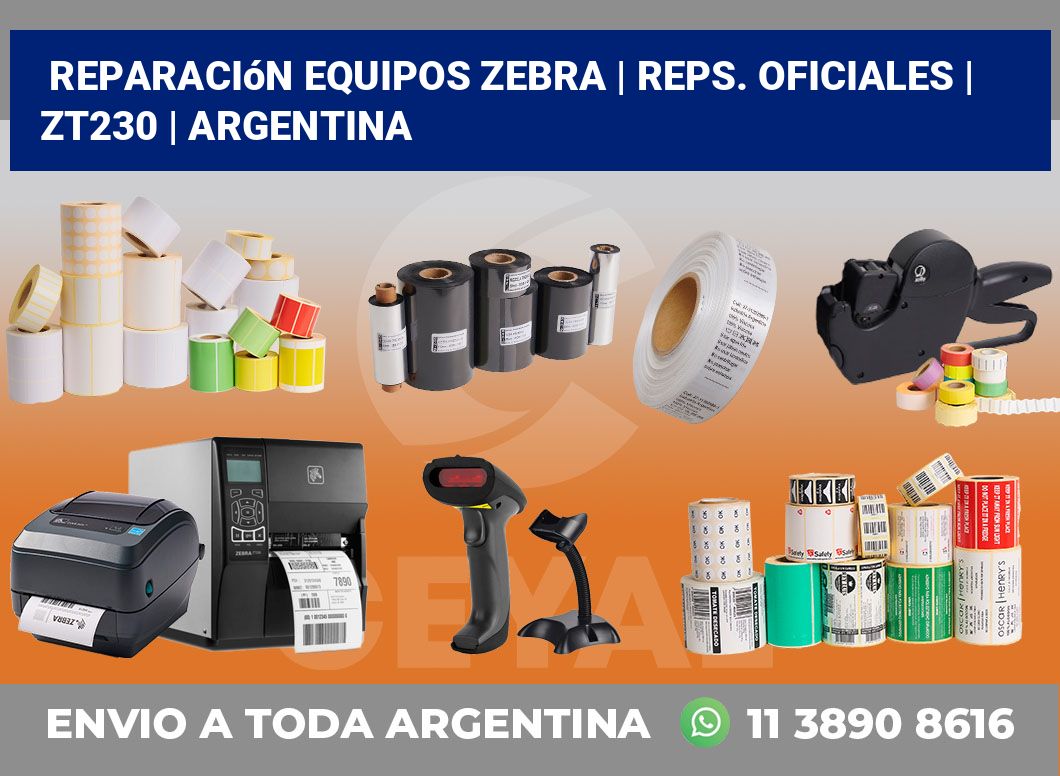 Reparación Equipos Zebra | Reps. Oficiales | zt230 | Argentina
