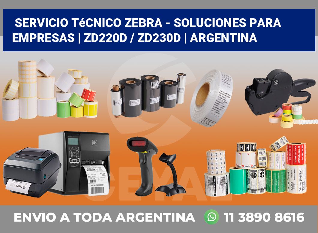 Servicio técnico Zebra – Soluciones para empresas | ZD220d / ZD230d | Argentina