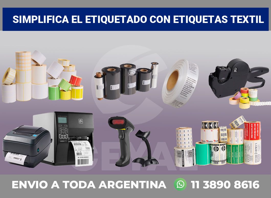 Simplifica el Etiquetado con Etiquetas textil