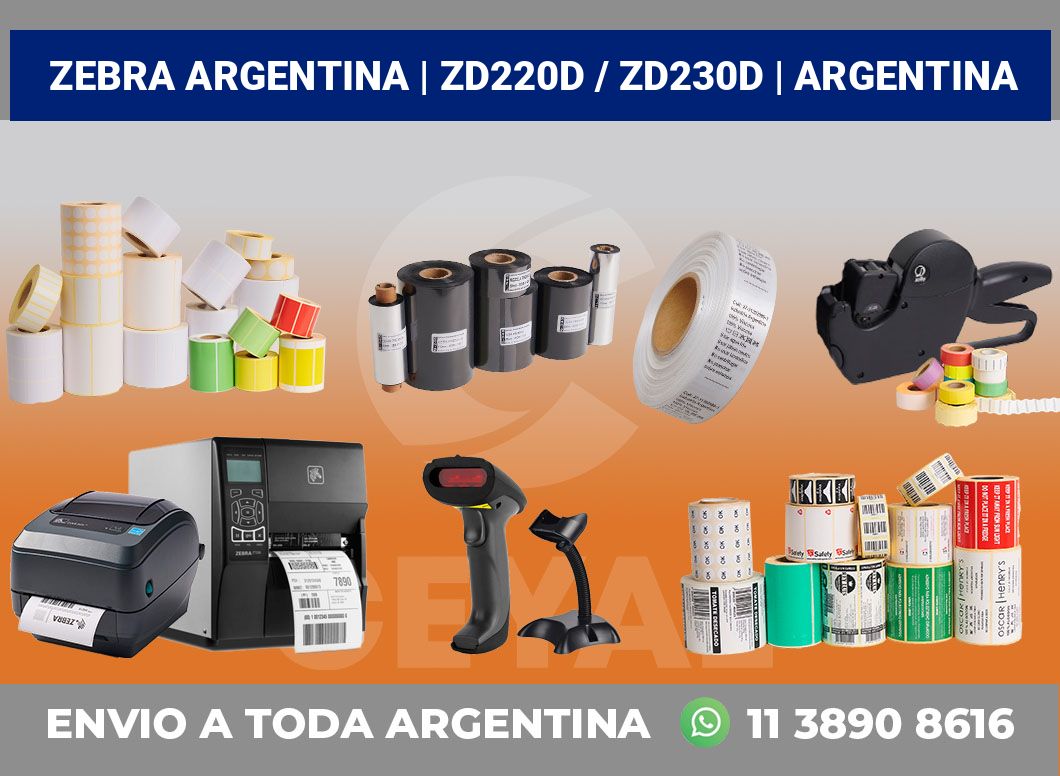 Zebra argentina | ZD220d / ZD230d | Argentina