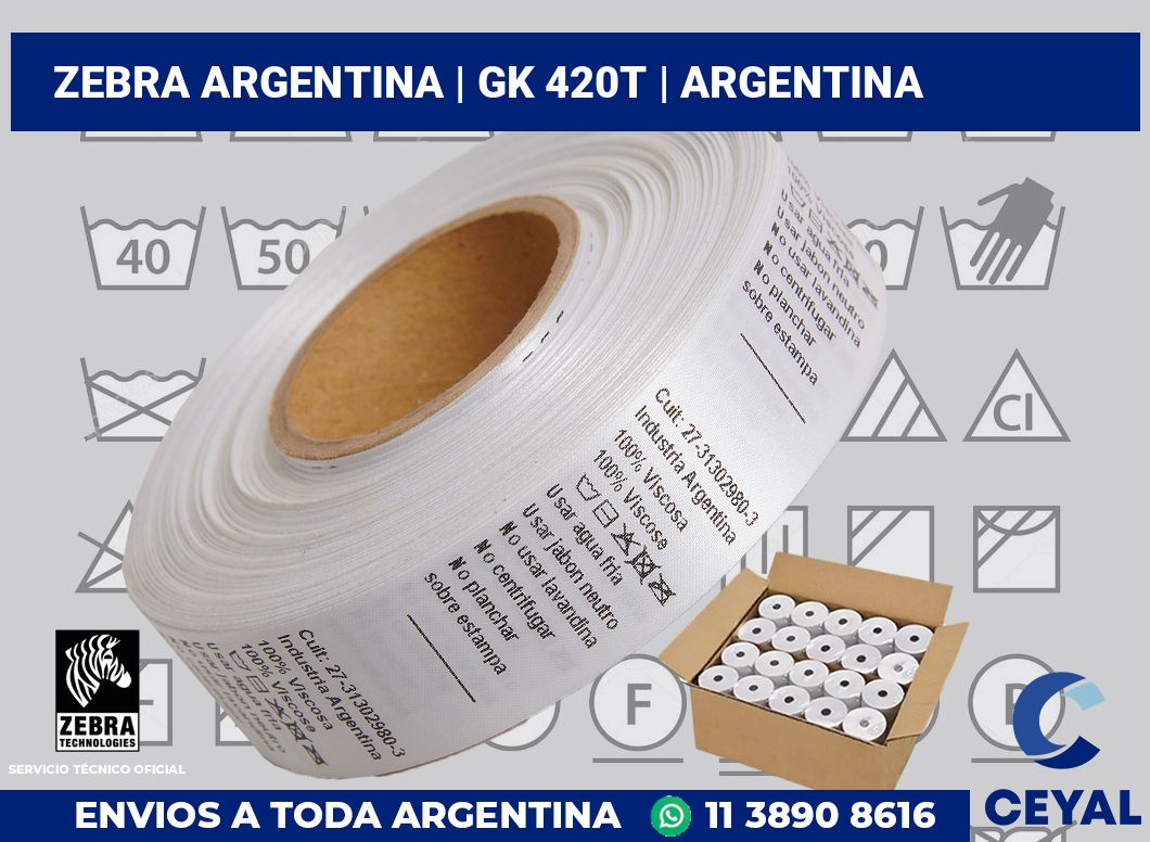 Zebra argentina | gk 420t | Argentina