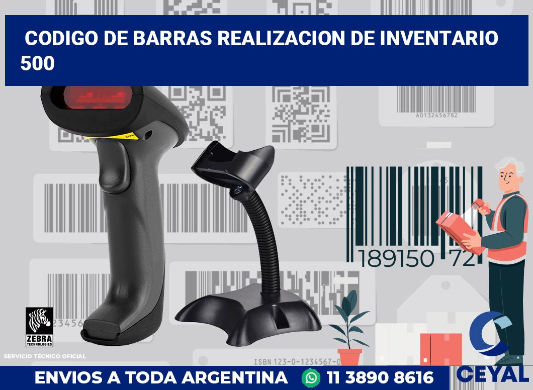 codigo de barras realizacion de inventario 500