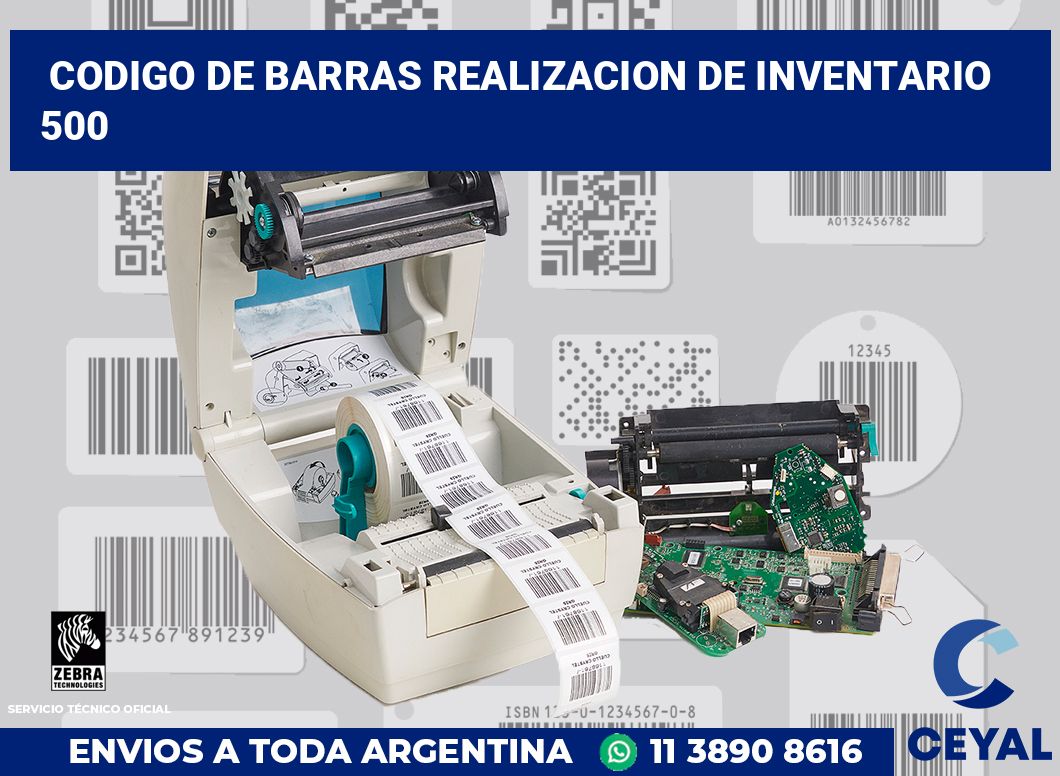 codigo de barras realizacion de inventario 500