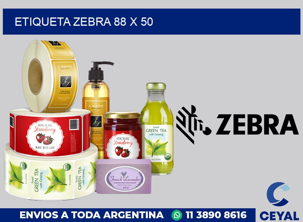 etiqueta zebra 88 x 50