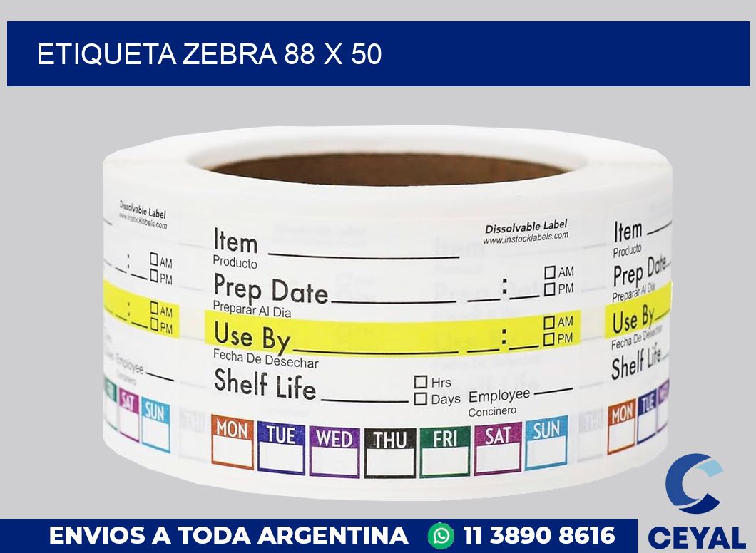 etiqueta zebra 88 x 50