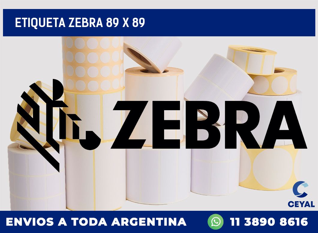 etiqueta zebra 89 x 89