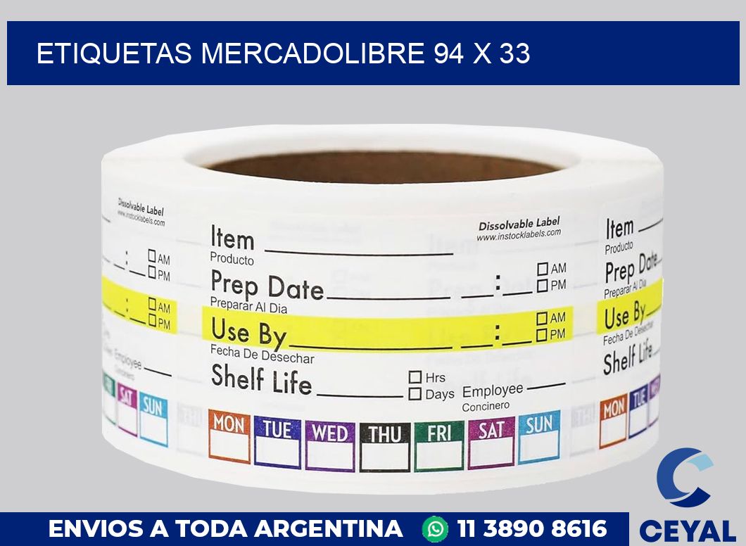 etiquetas mercadolibre 94 x 33