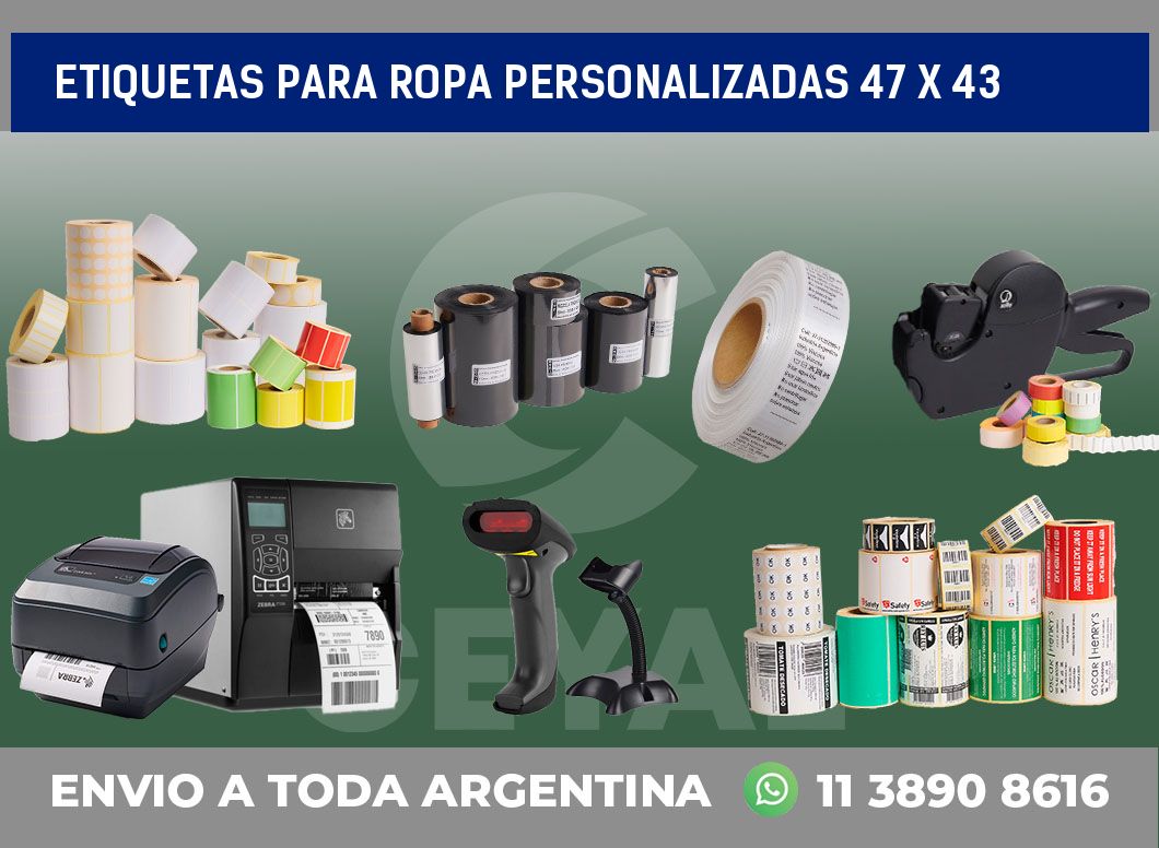 etiquetas para ropa personalizadas 47 x 43
