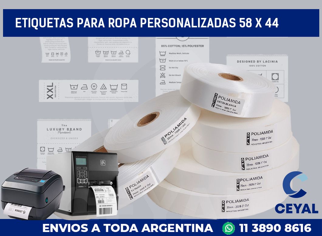 etiquetas para ropa personalizadas 58 x 44
