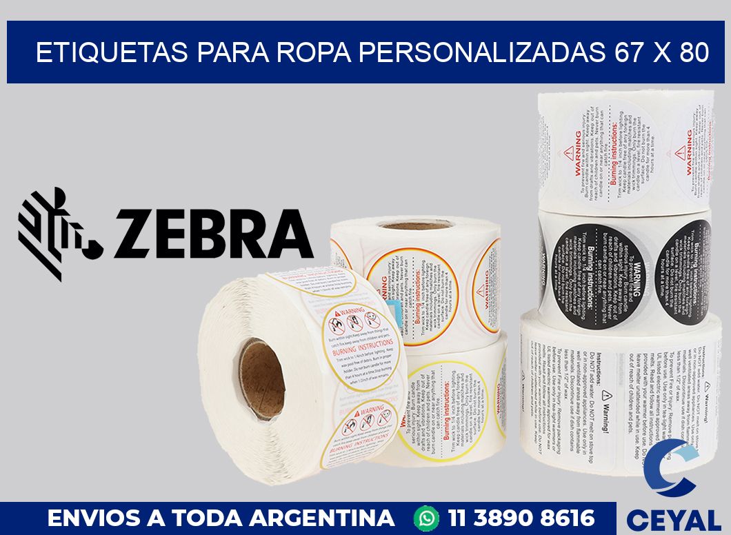 etiquetas para ropa personalizadas 67 x 80