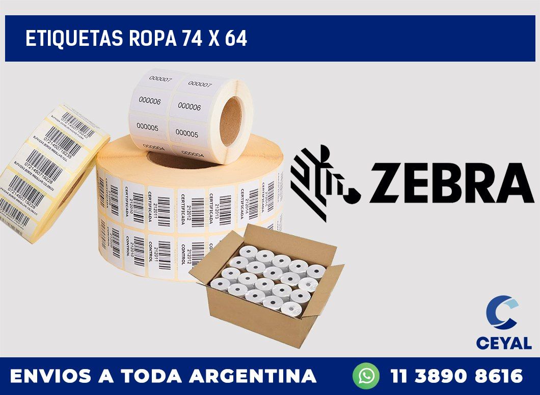 etiquetas ropa 74 x 64