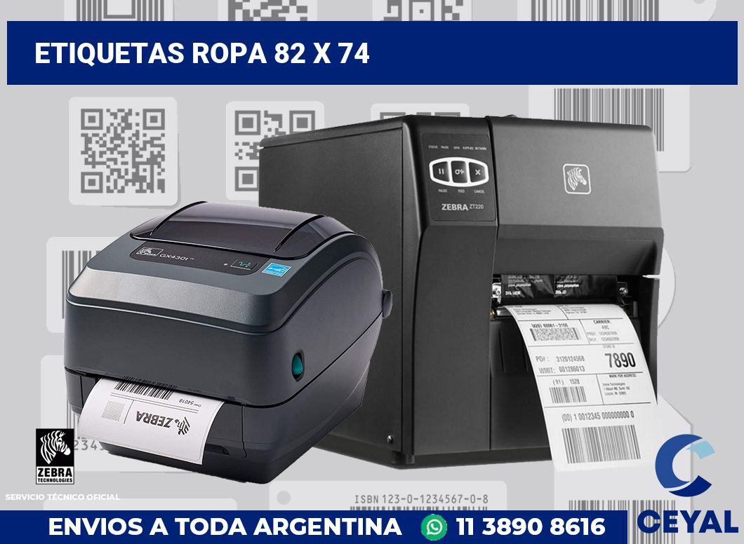 etiquetas ropa 82 x 74