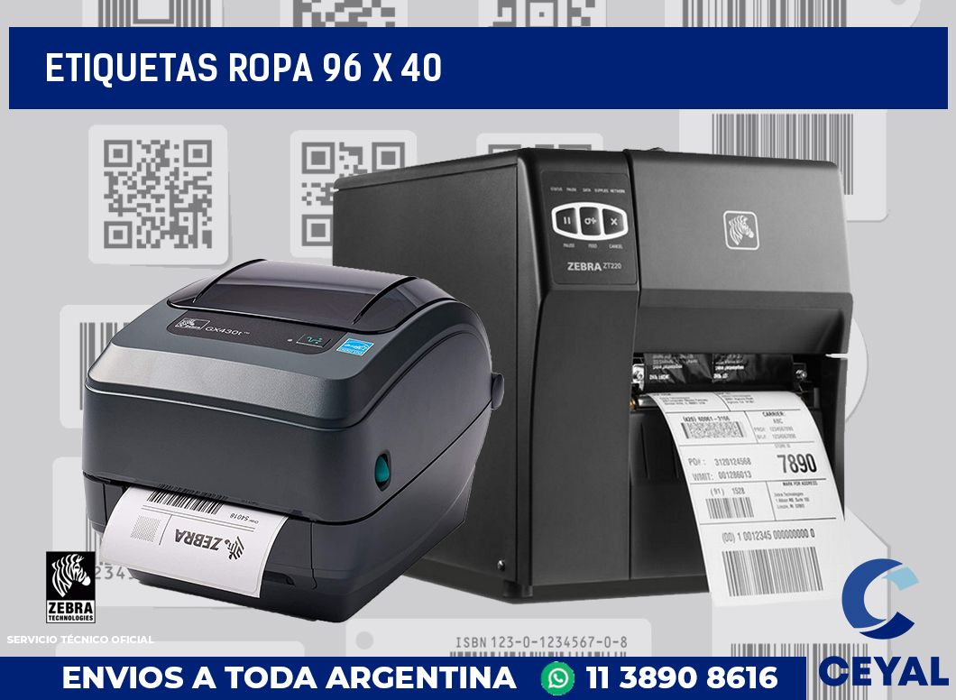 etiquetas ropa 96 x 40