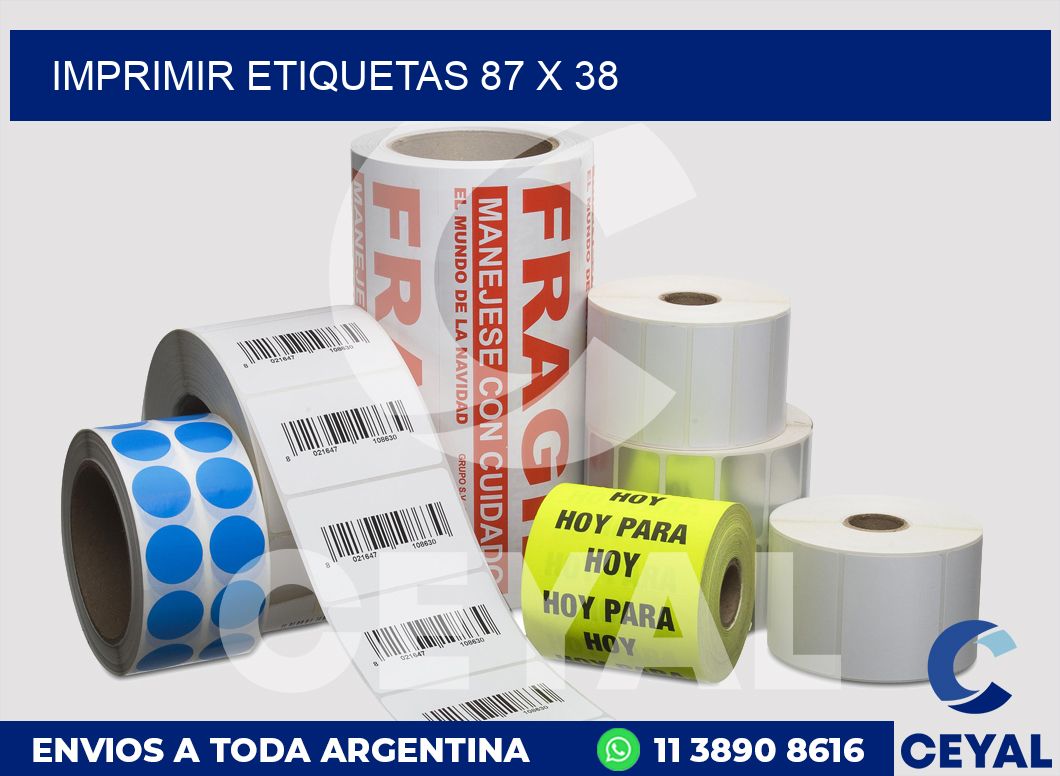 imprimir etiquetas 87 x 38