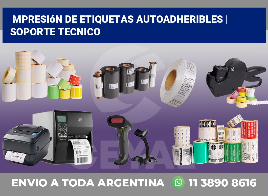 mpresión de etiquetas autoadheribles | soporte tecnico