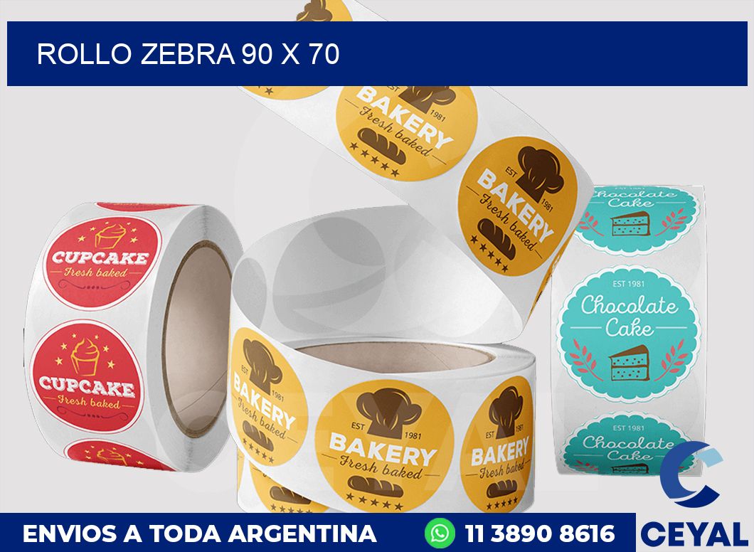 rollo zebra 90 x 70