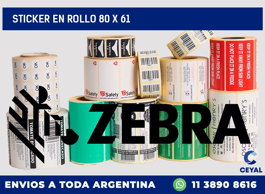 sticker en rollo 80 x 61