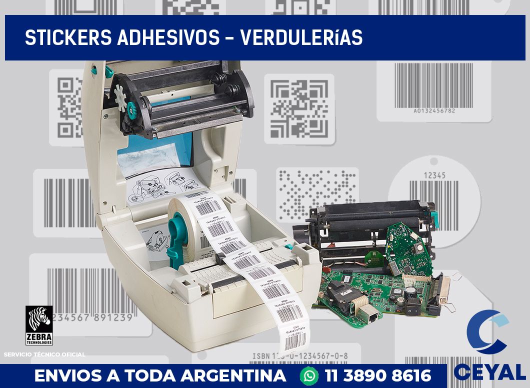 stickers adhesivos - Verdulerías