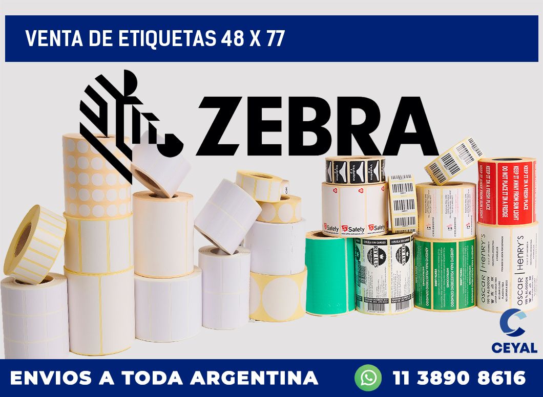 venta de etiquetas 48 x 77