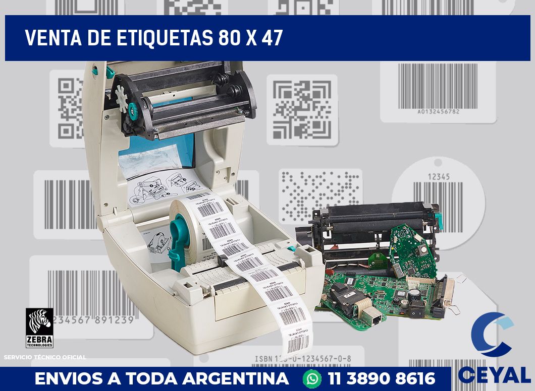 venta de etiquetas 80 x 47