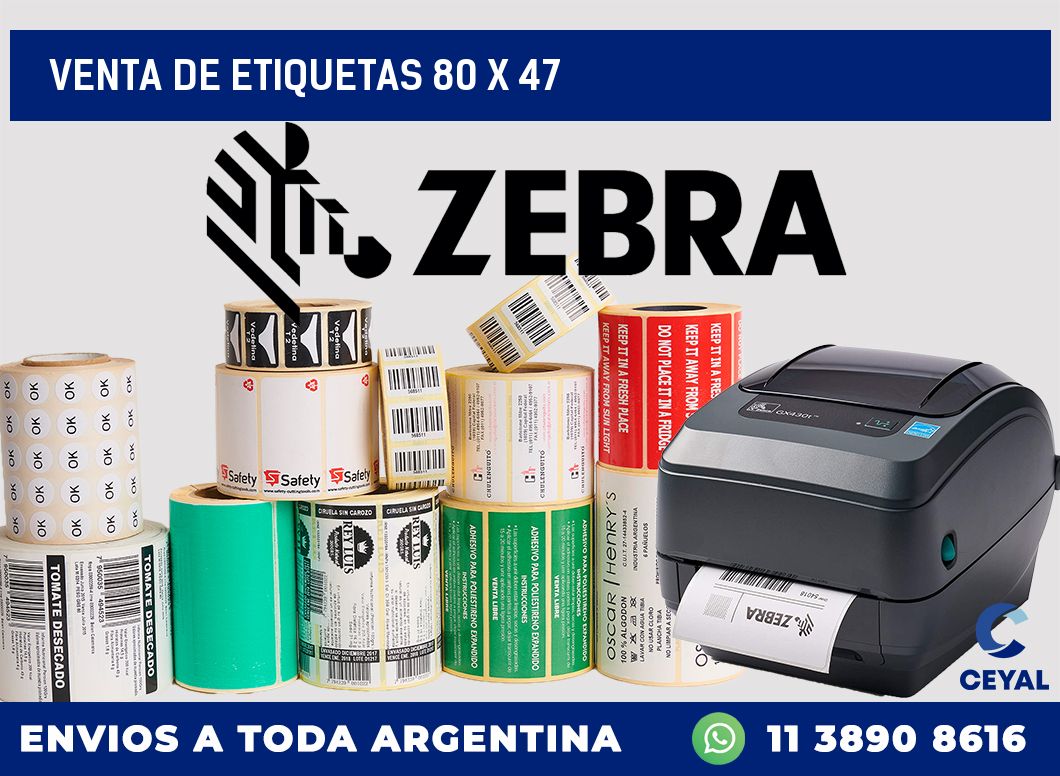 venta de etiquetas 80 x 47
