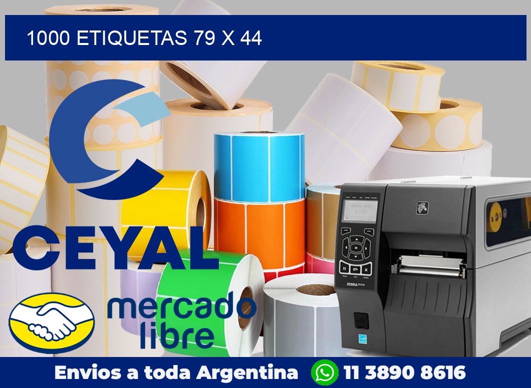 1000 etiquetas 79 x 44