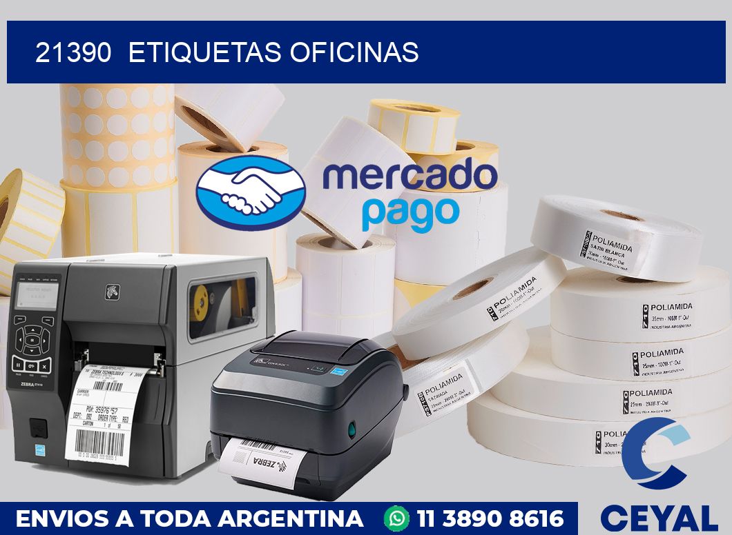 21390  Etiquetas oficinas