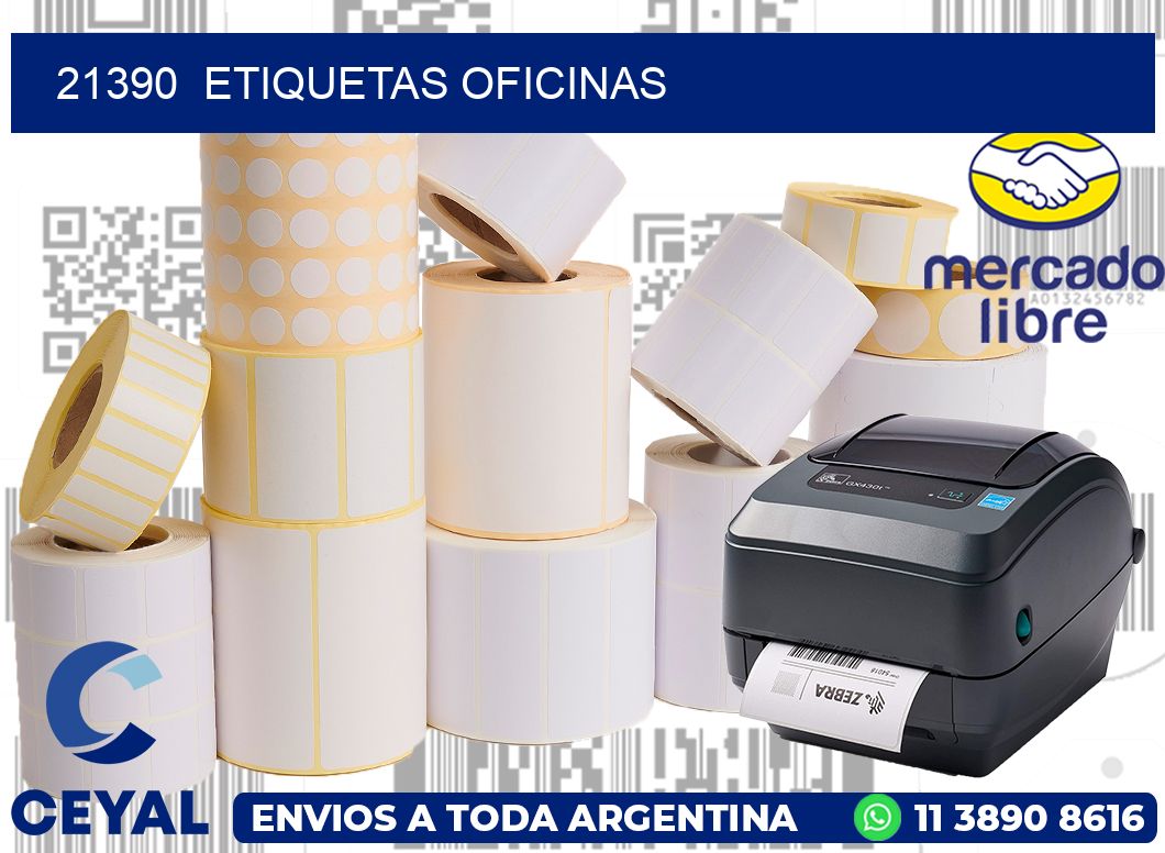 21390  Etiquetas oficinas