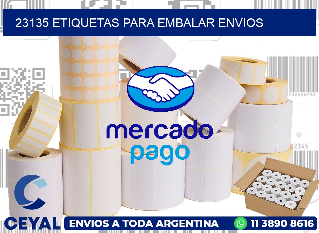 23135 Etiquetas para embalar envios