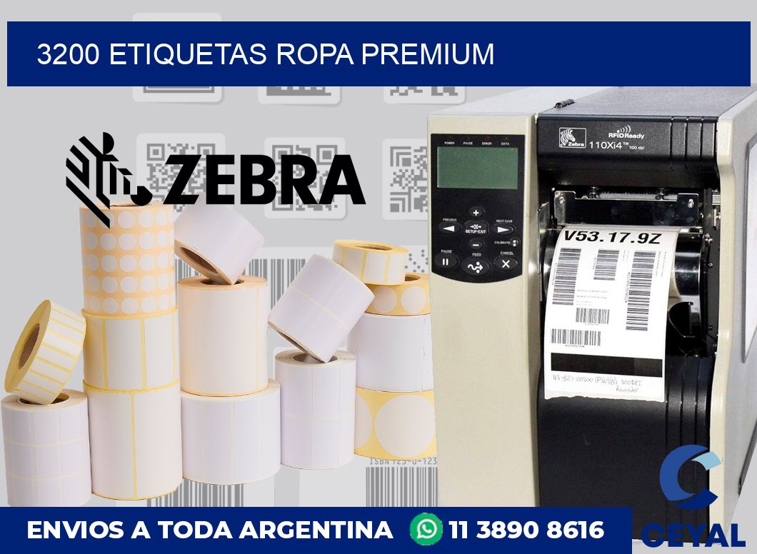 3200 Etiquetas ropa premium