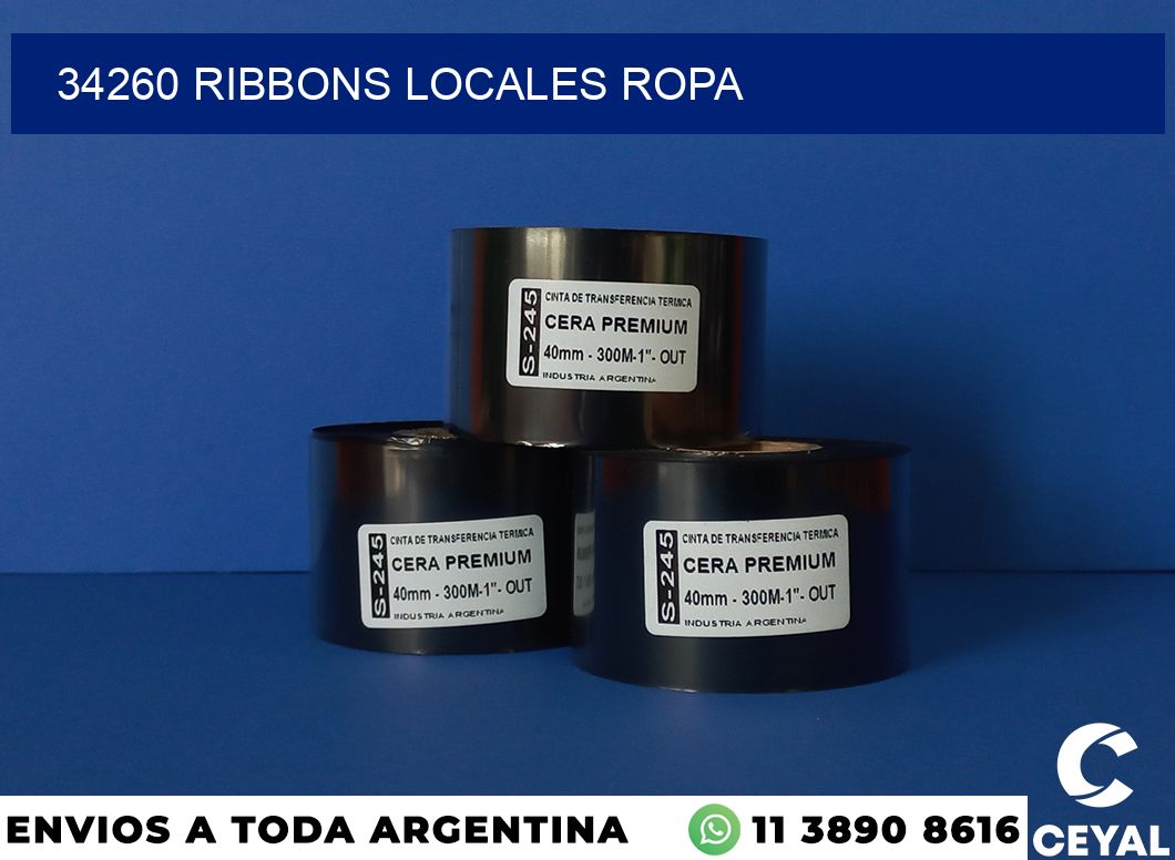 34260 ribbons locales ropa