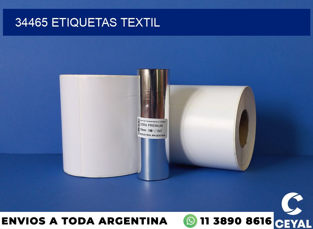 34465 etiquetas textil