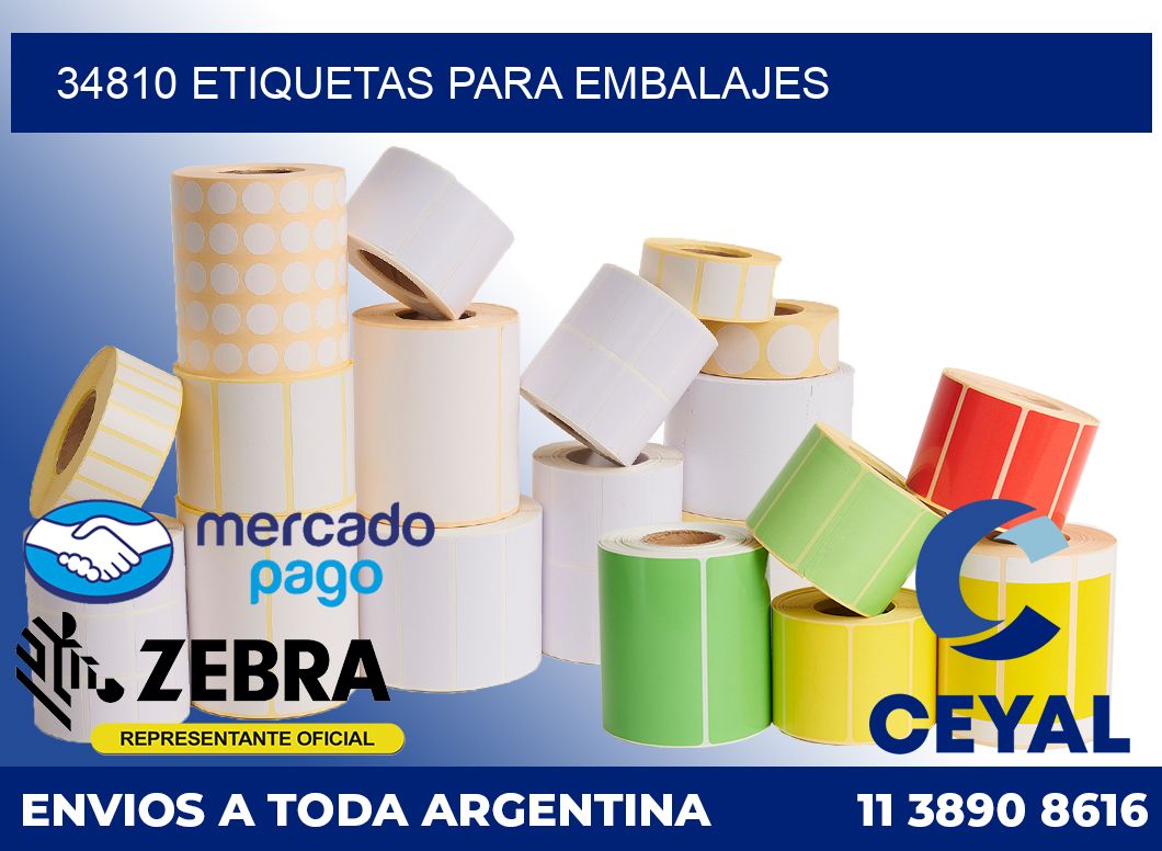 34810 etiquetas para embalajes
