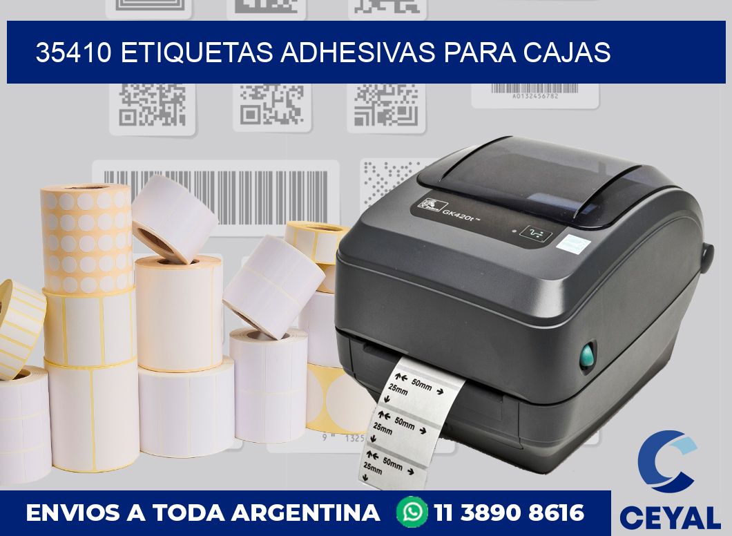 35410 etiquetas adhesivas para cajas